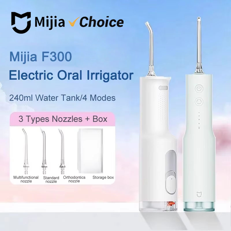 Water Flosser Cordless - Mijia Elektrische Monddouche F300 Tandheelkundige Waterstraal