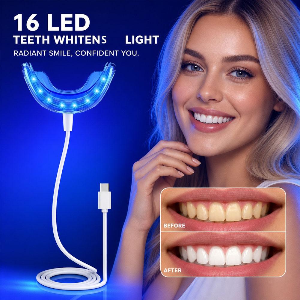 Teeth Whitening Device - Tandenbleekversneller Smart LED Blauw Licht Draagbaar