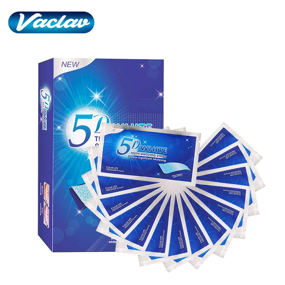 Teeth Whitening Gels Used By Dentists - 5D Witmakende Tandstrips, Whitening Gel, Witmakende