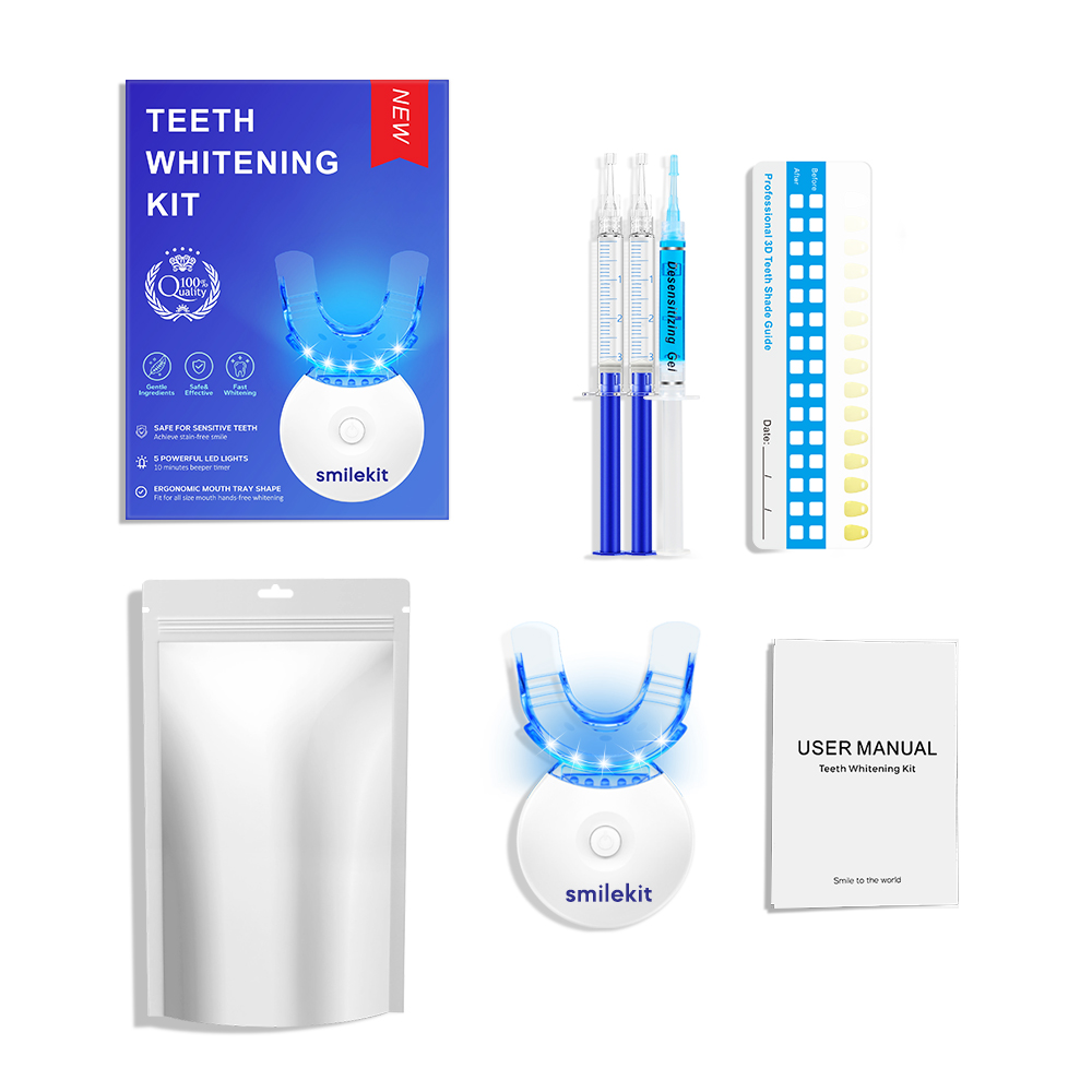 Tandenbleekset - 5X LED-lichtt - Teeth Whitening Gels Used By Dentists recensie en prijs