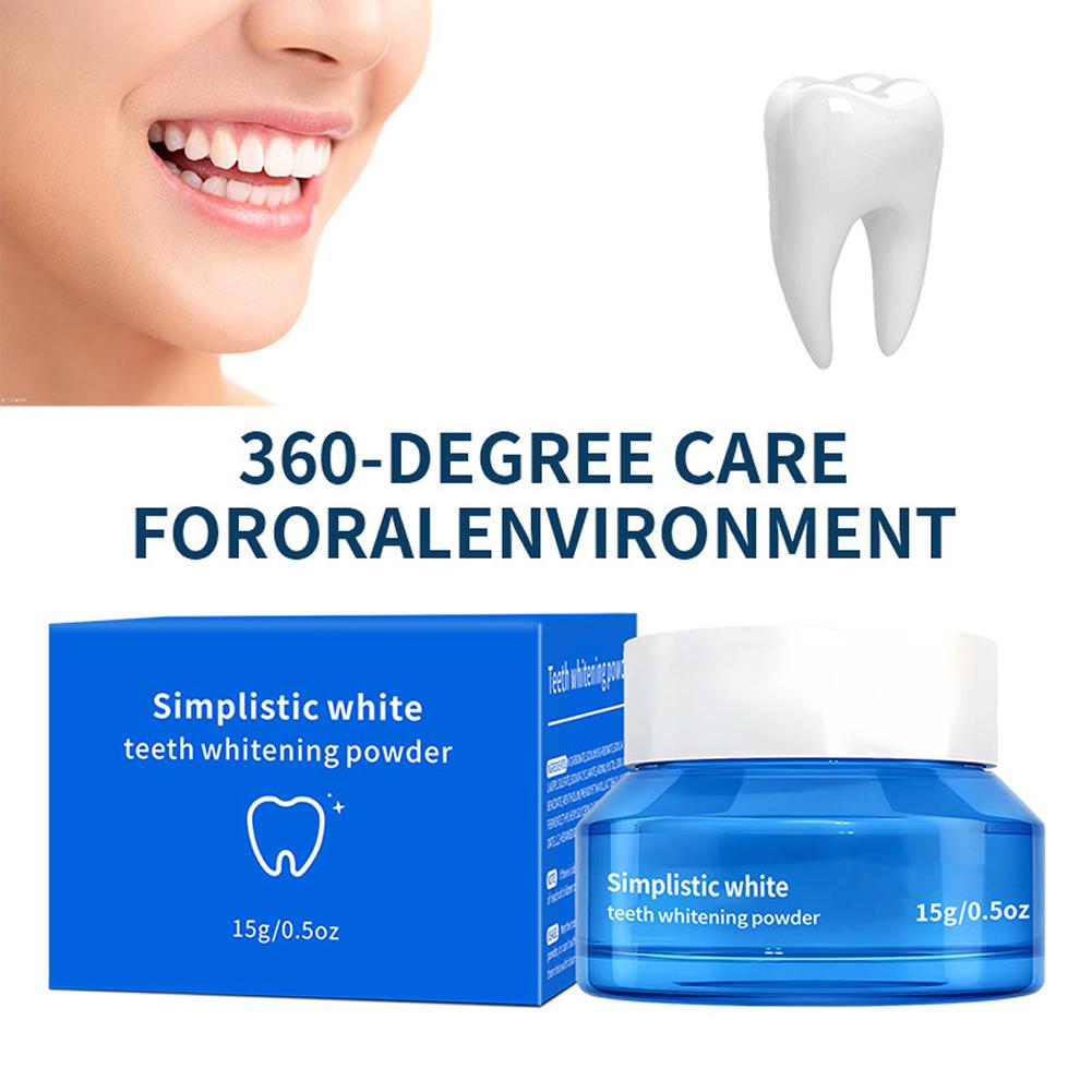 Simplistic Wit Tandbleekpoeder - Teeth Whitening Session recensie en prijs
