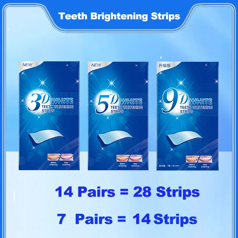 7 paar/verpakking Tandenbleeks - Whitening Strip 3D recensie en prijs