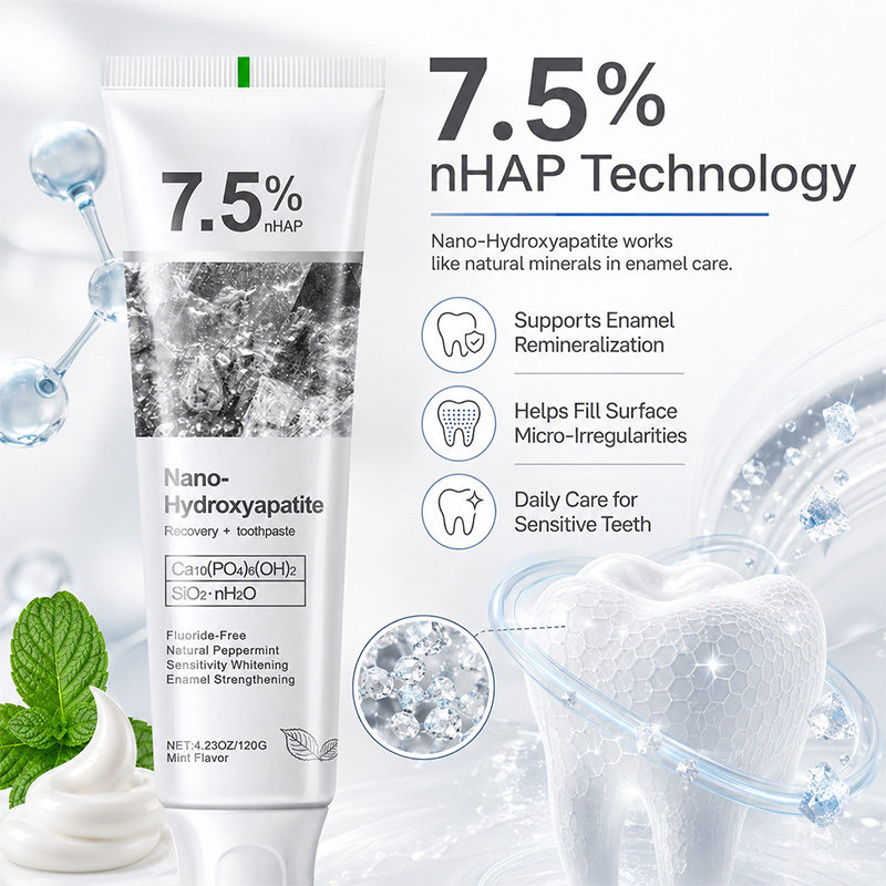 5/6 Stuks 7.5% nHAP Nano Hydro - Teeth Whitening Toothpaste recensie en prijs