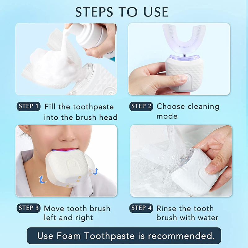 U-vormige oplaadbare lamp voor - Teeth Whitening Session recensie en prijs