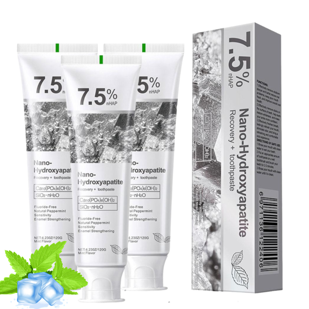7,5% Nano Hydroxyapatiet Tandp - Teeth Whitening Toothpaste recensie en prijs