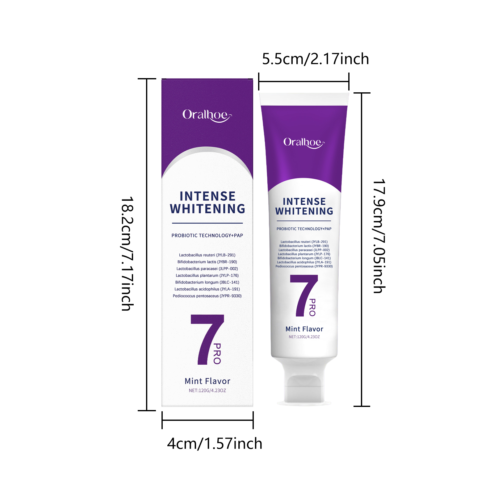 Oralhoe Brighten Tandpasta voo - Teeth Whitening Toothpaste recensie en prijs