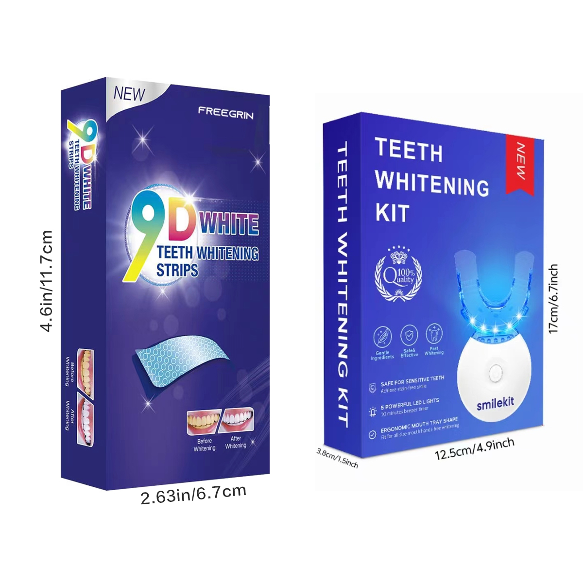 Tandenbleekset - 5X LED-licht  - Teeth Whitening Gels recensie en prijs